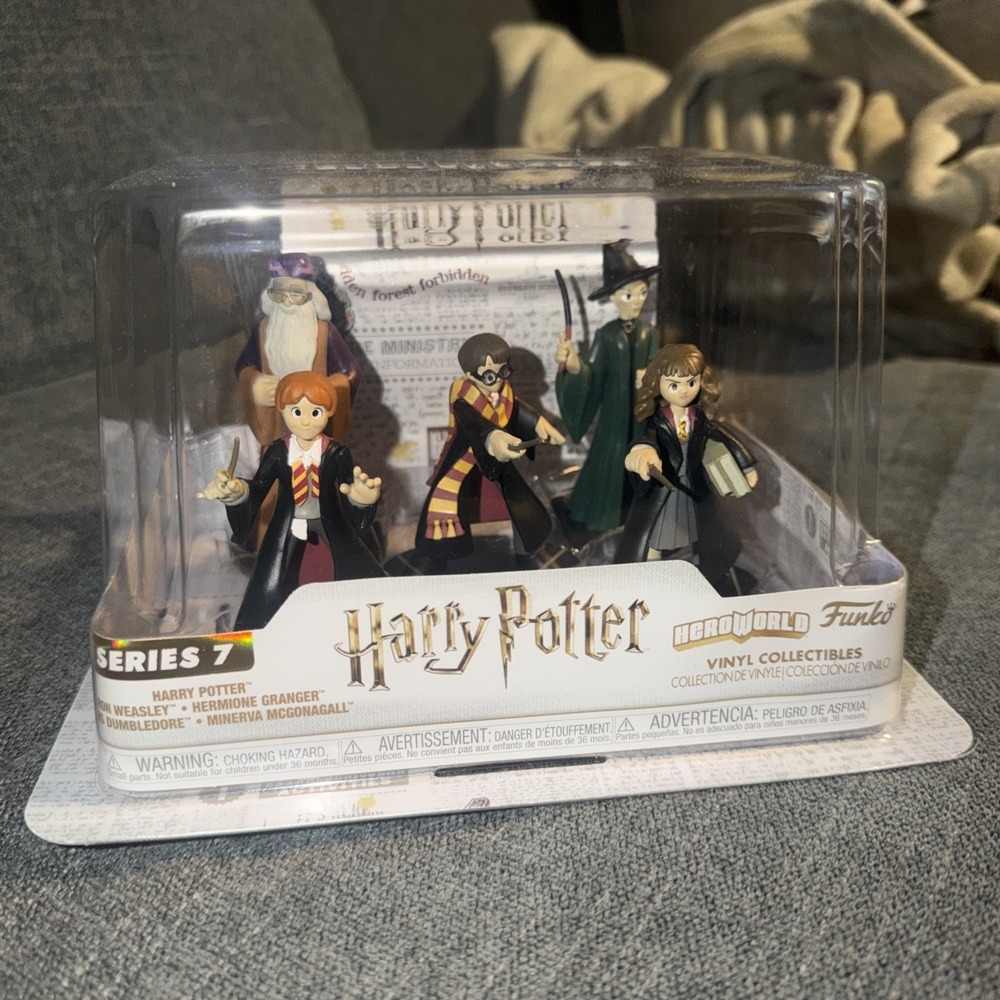 HARRY POTTER Funko Hero World Series 7, Ron Weasley, Hermione Granger, Albus Dum
